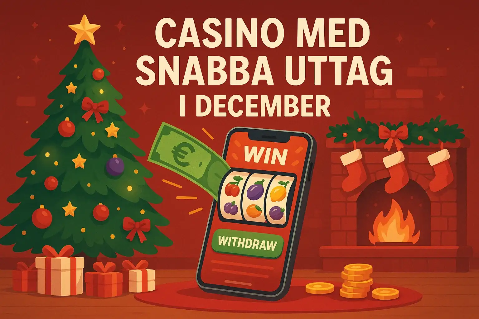Casino med snabba uttag julen 2025