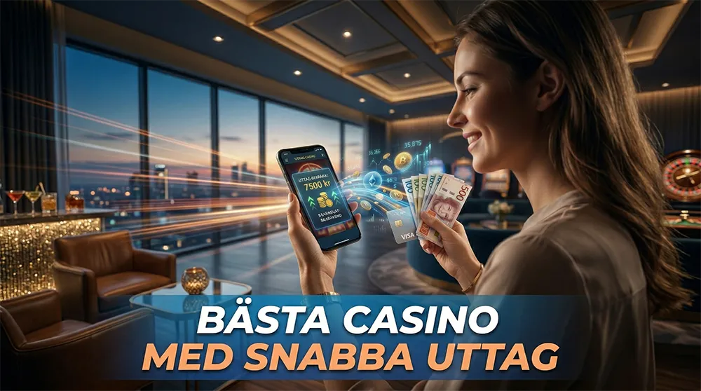 Bästa casino med snabba uttag