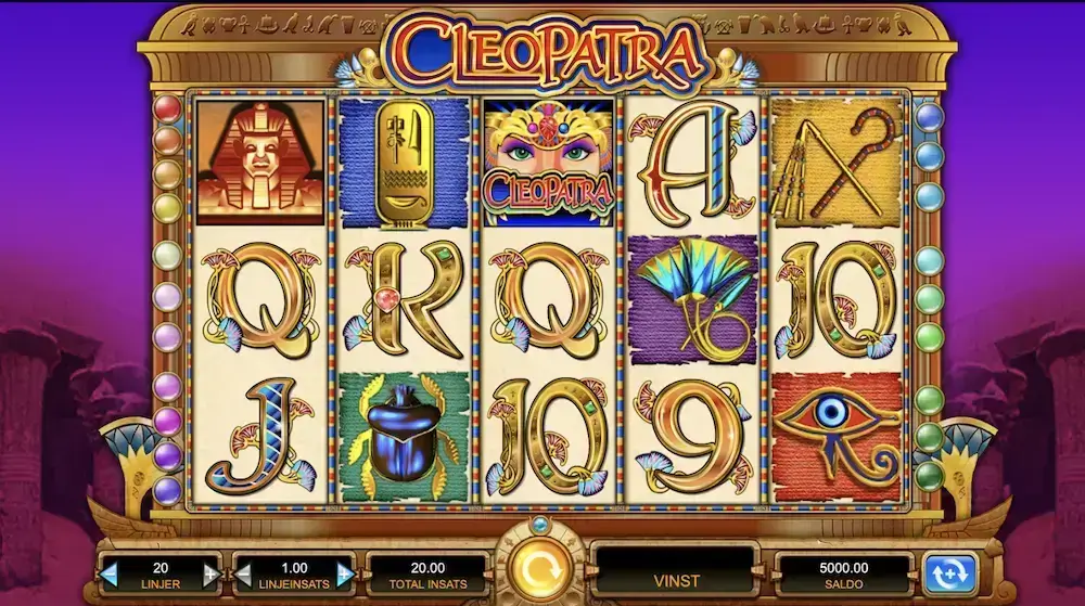 Cleopatra spelplan