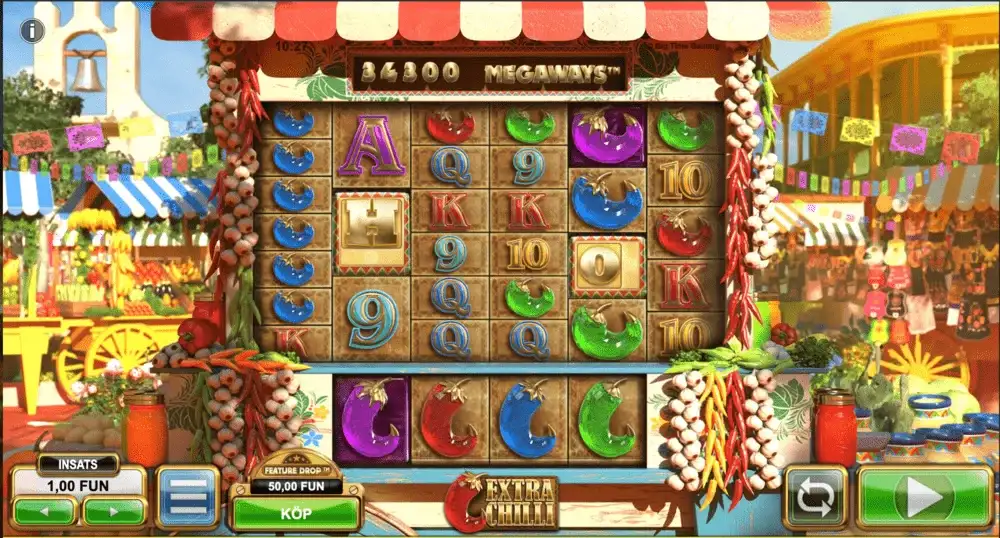 extra chilli megaways spelplan