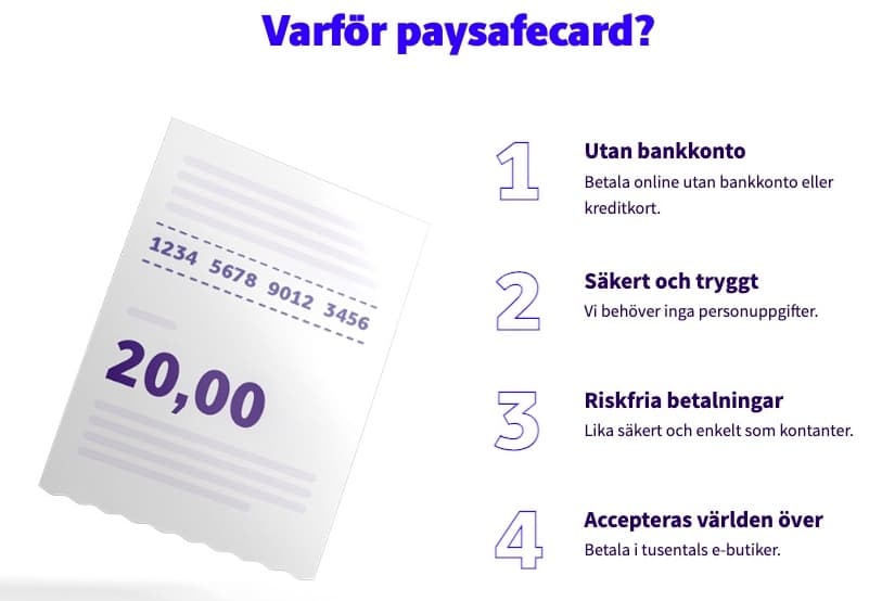 Paysafecard casino