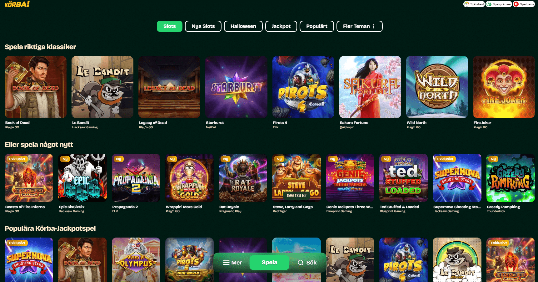 korba-slots