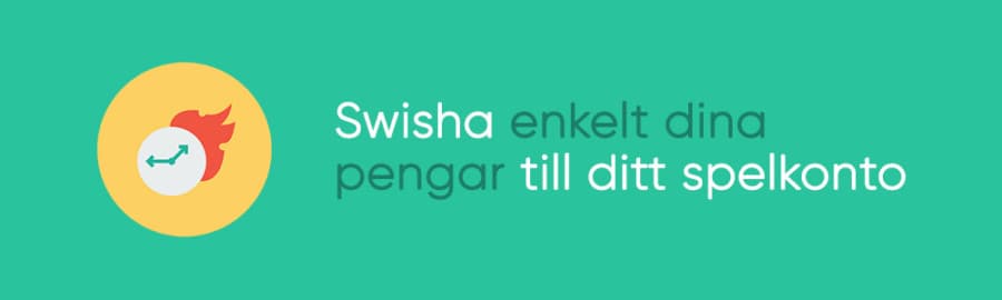 Swisha pengar till ditt spelkonto hos casino med swish