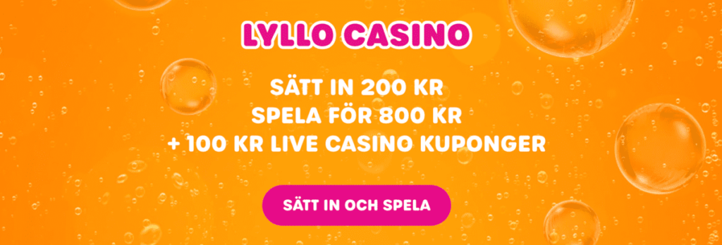 Lyllo Casino live casino bonus