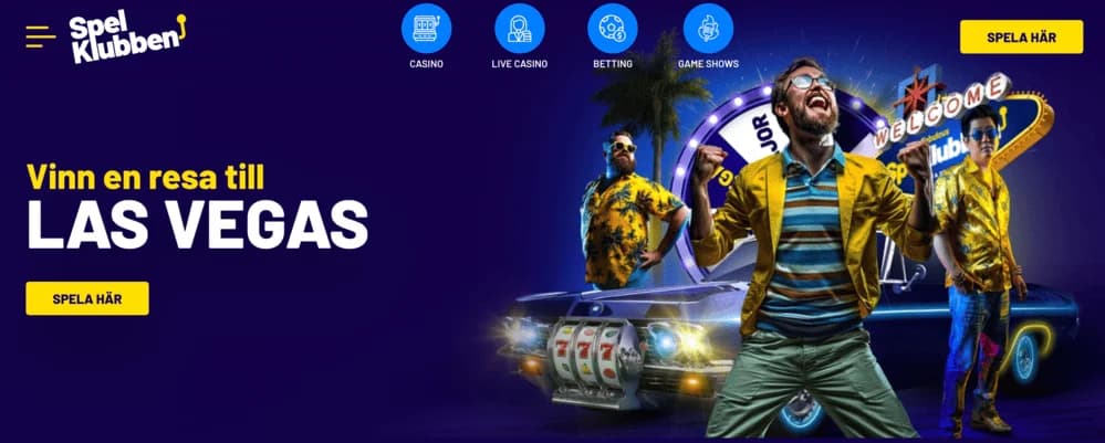 Vinn en resa till Las Vegas hos Spelklubben